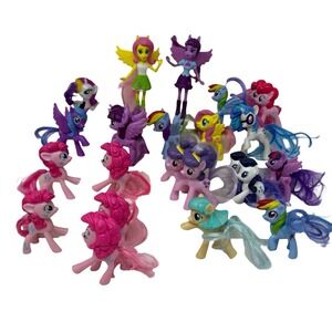 McDonald's Happy Meal My Little Pony Lot Of 25 Brushable Ponies & Equestrian